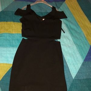 Black mini dress , size S